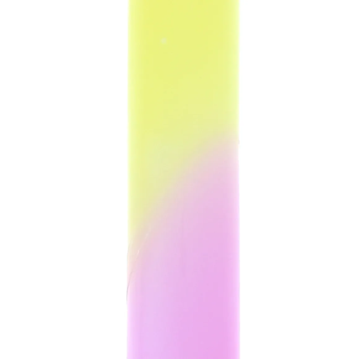 Bougie chandelier bicolore jaune et rose