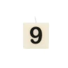 Bougie chiffre 9