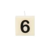 Bougie chiffre 6