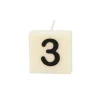 Bougie chiffre 3