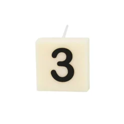 Bougie chiffre 3