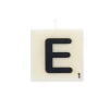 Bougie lettre E