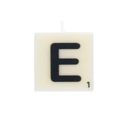 Bougie lettre E