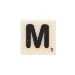 Bougie lettre M