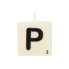 Bougie lettre P