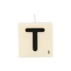 Bougie lettre T