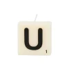 Bougie lettre U