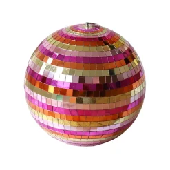 Boule à facettes disco arc-en-ciel 25 cm