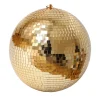 Boule à facettes disco mordorée 30 cm