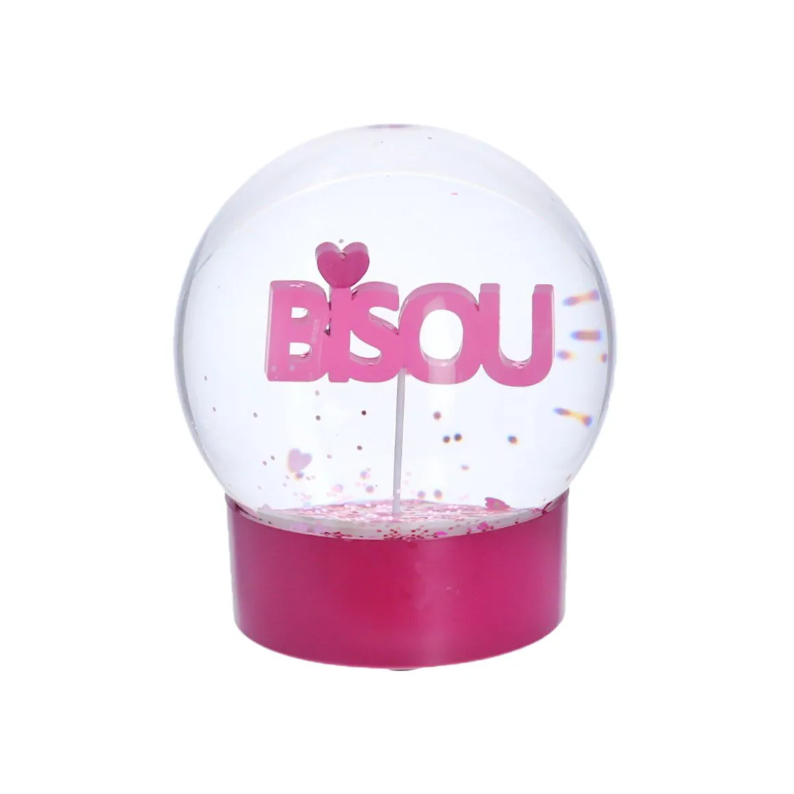 Boule à neige Bisou