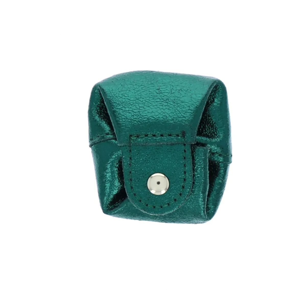 Bourse cuir vert foncé