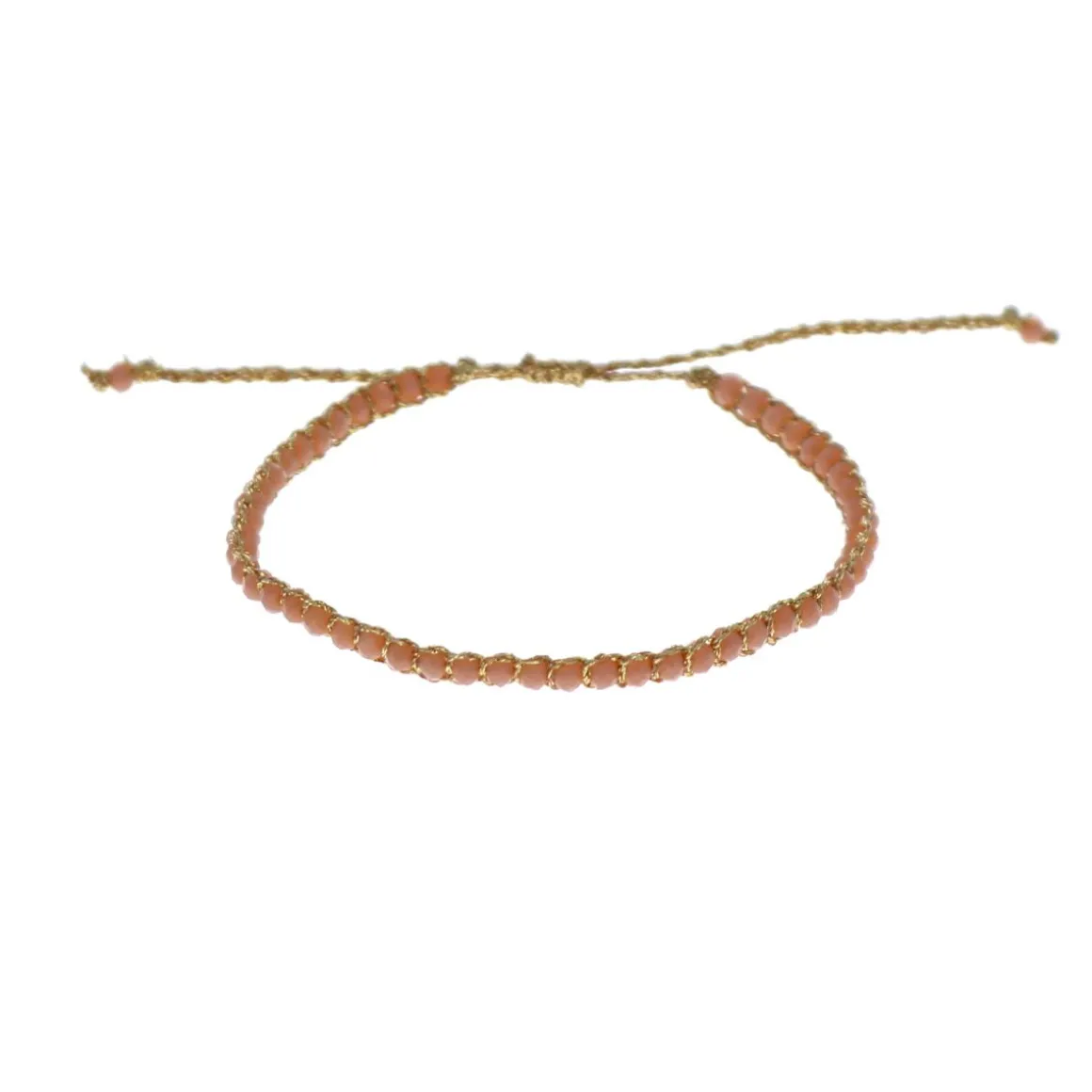 Bracelet cristal rose pale