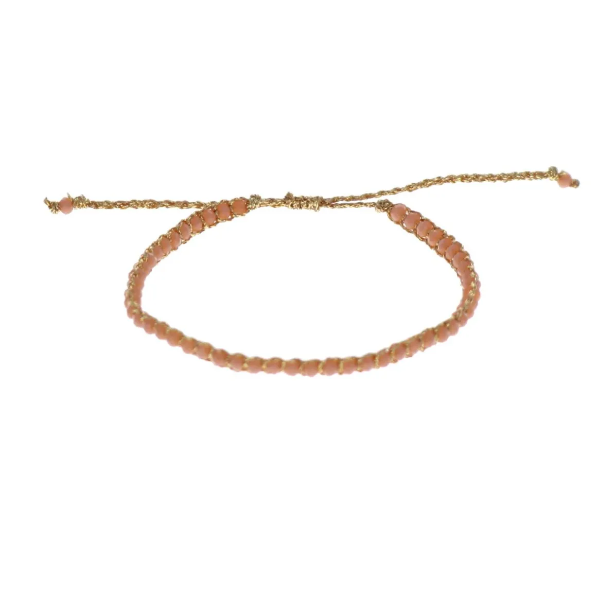 Bracelet cristal rose pale