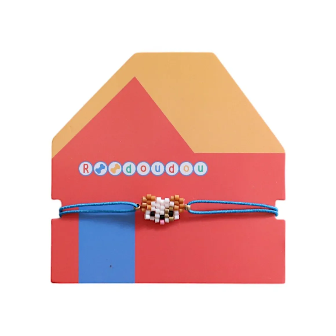 Bracelet enfant en perles chien - Croquette