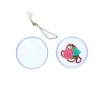 Bracelet gri-gri médaillon rose