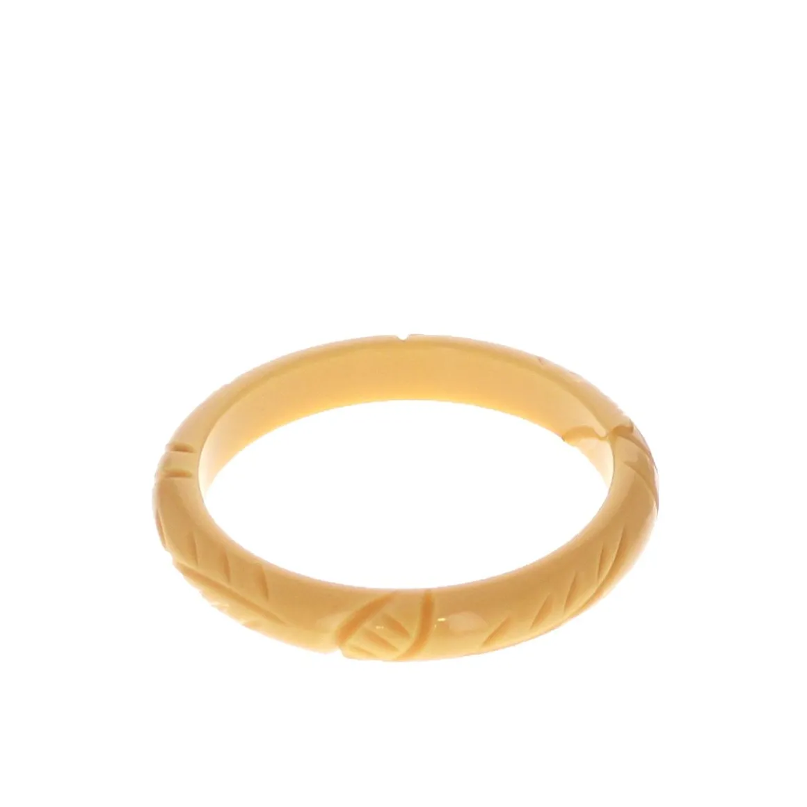 Bracelet jaune pâle