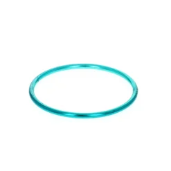 Bracelet jonc en aluminium bleu canard