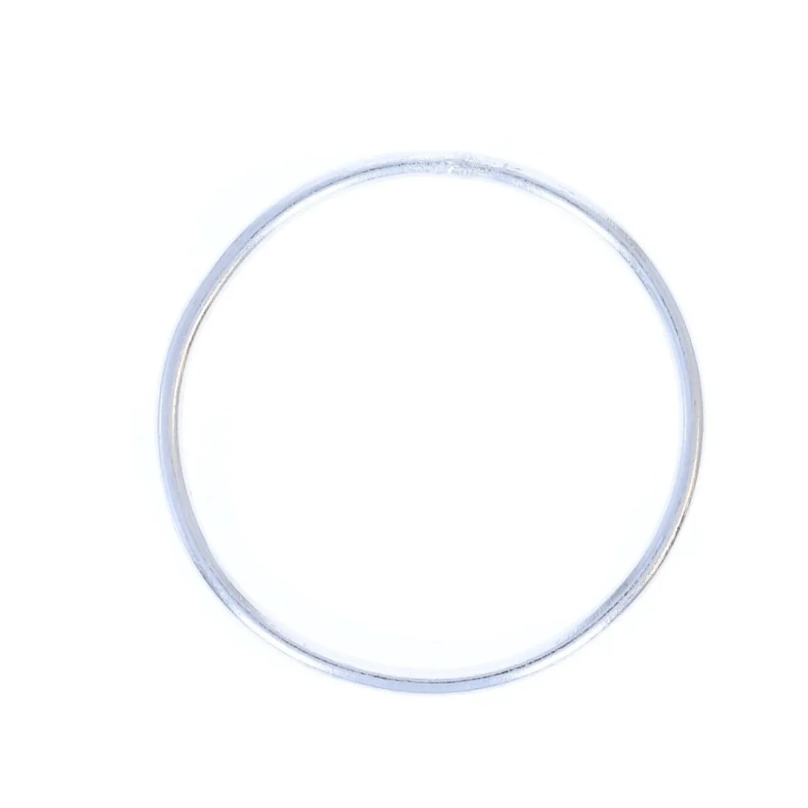 Bracelet jonc en aluminium argent
