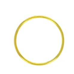Bracelet jonc en aluminium jaune