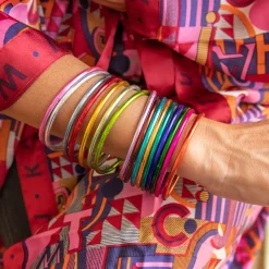 Bracelet jonc en aluminium bronze
