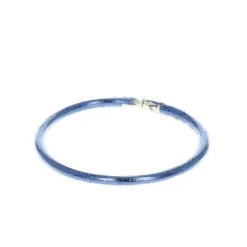 Bracelet plastique paillettes bleu