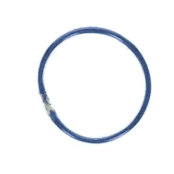 Bracelet plastique paillettes bleu