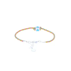 Bracelet tressé petit coeur enfant