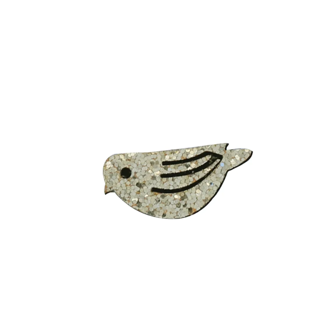 Broche oiseau doré