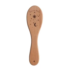 Brosse à cheveux bébé en bois étoiles - Curiosité du ciel