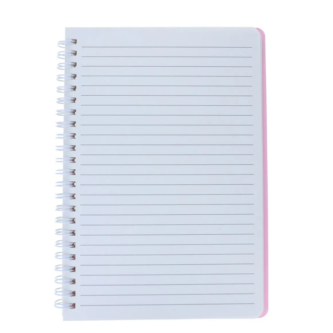 Cahier à spirales léopard rose