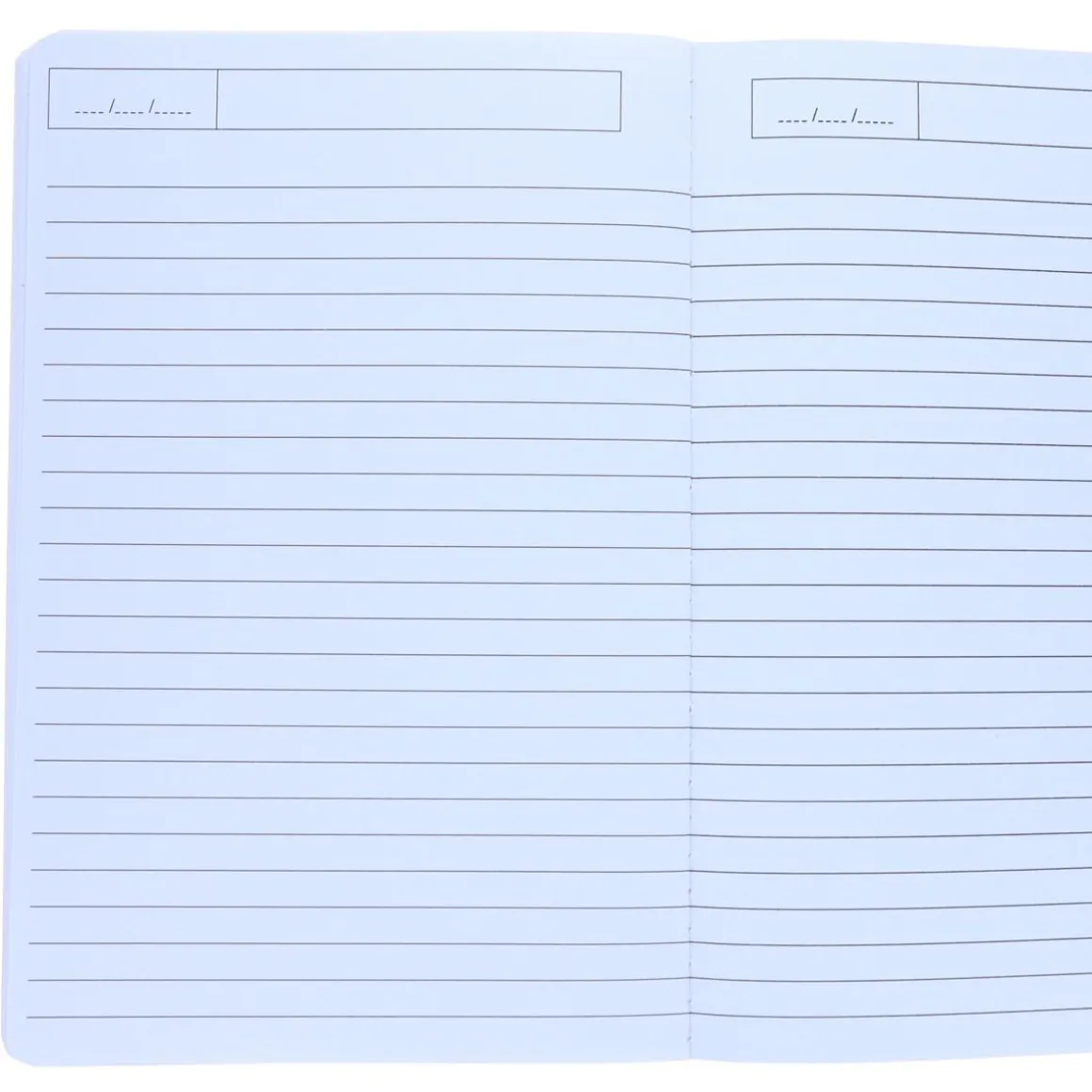 Cahier motifs cœurs multicolores
