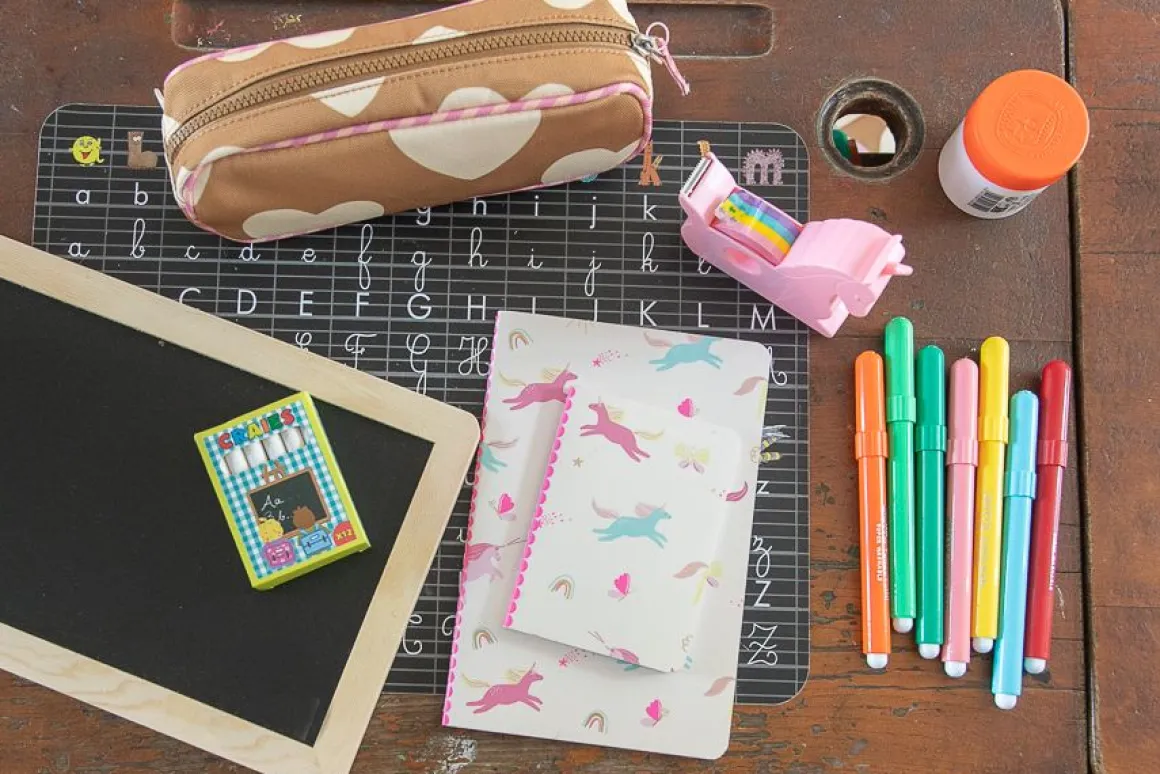 Cahier motifs licornes