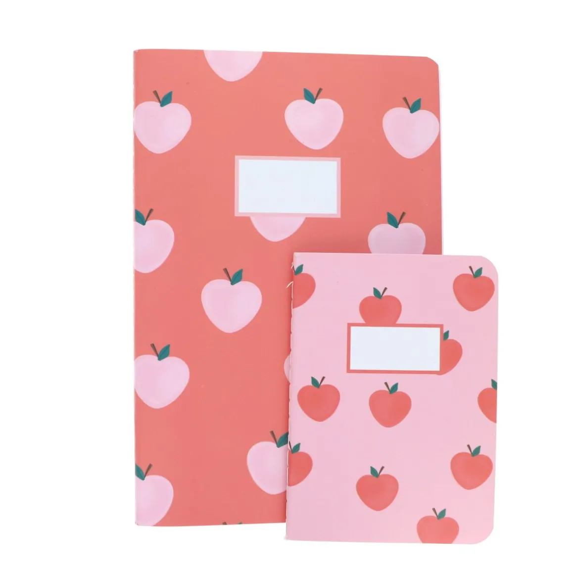 Cahier motifs pommes - Dans mon jardin