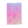 Cahier rose à paillettes Rollers