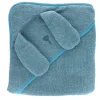 Cape de bain lapin bleu