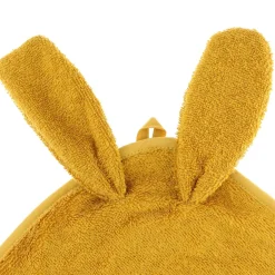 Cape de bain lapin moutarde