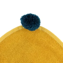Cape de bain lapin moutarde