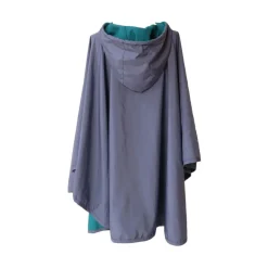 Cape de pluie enfant bleue et verte - À bicyclette