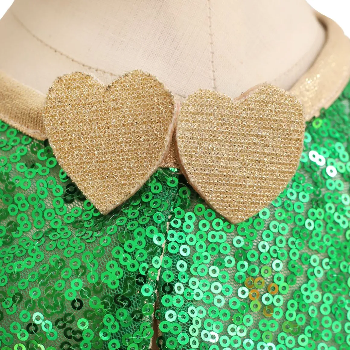 Cape déguisement enfant à sequins multicolores