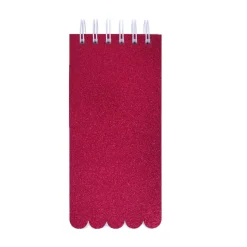 Carnet glace et paillettes