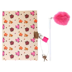 Carnet secret fleurs roses - La vie en rose
