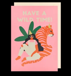 Carte "Have a wild time !"