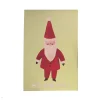 Carte Père Noël doré Ho Ho Ho !