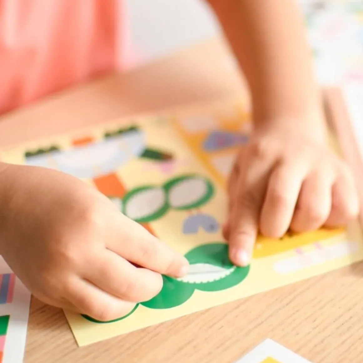 Cartes de gommettes animaux
