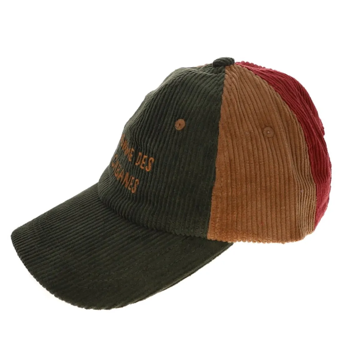 Casquette adulte en velours "Homme des cabanes"