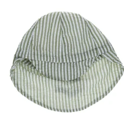 Casquette bébé à rayures kaki