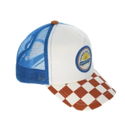Casquette enfant damier 