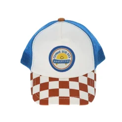 Casquette enfant damier 
