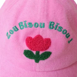 Casquette enfant rose éponge Tulipes - Zou Bisou Bisou !