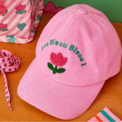 Casquette femme rose éponge Tulipes - Zou Bisou Bisou !